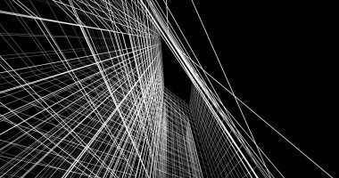 soyut mimari duvar kağıdı, dijital arkaplan