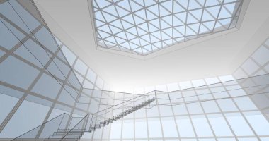 soyut mimari duvar kağıdı konsepti, dijital arkaplan