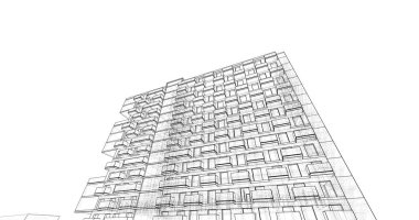 soyut mimari duvar kağıdı, dijital arkaplan