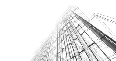 soyut mimari duvar kağıdı, dijital arkaplan