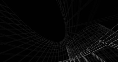 soyut mimari duvar kağıdı, dijital arkaplan