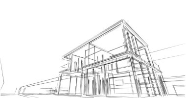 soyut mimari duvar kağıdı, dijital arkaplan