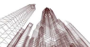 soyut mimari duvar kağıdı, dijital arkaplan