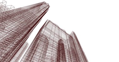 soyut mimari duvar kağıdı, dijital arkaplan