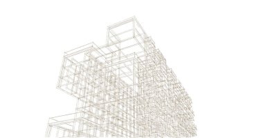 soyut mimari duvar kağıdı, dijital arkaplan