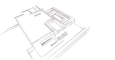 soyut mimari duvar kağıdı, dijital arkaplan