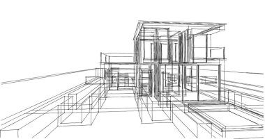 soyut mimari duvar kağıdı, dijital arkaplan