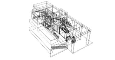 çizgili mimari duvar kağıdı, dijital arkaplan