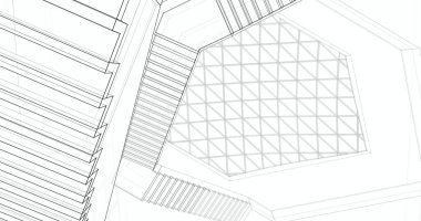 soyut mimari duvar kağıdı, dijital arkaplan