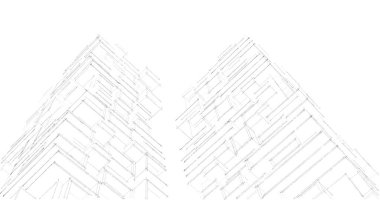 soyut mimari duvar kağıdı, dijital arkaplan