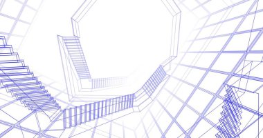 soyut mimari duvar kağıdı, dijital arkaplan