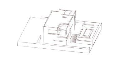 soyut mimari duvar kağıdı, dijital arkaplan