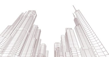 soyut mimari duvar kağıdı, dijital arkaplan