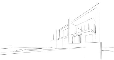 soyut mimari duvar kağıdı, dijital arkaplan