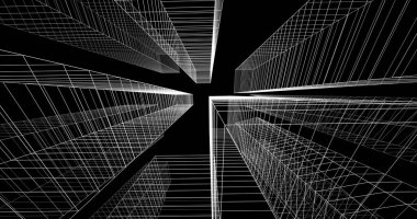 soyut mimari duvar kağıdı, dijital arkaplan