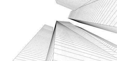 soyut mimari duvar kağıdı, dijital arkaplan