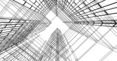 soyut mimari duvar kağıdı, dijital arkaplan