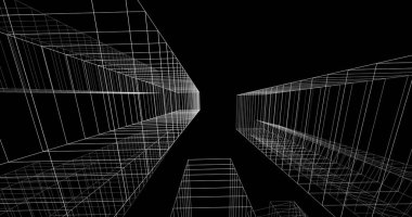 soyut mimari duvar kağıdı, dijital arkaplan