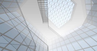 soyut mimari duvar kağıdı konsepti, dijital arkaplan