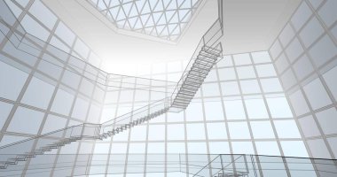 soyut mimari duvar kağıdı konsepti, dijital arkaplan