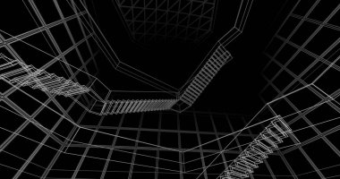 soyut mimari duvar kağıdı, dijital arkaplan