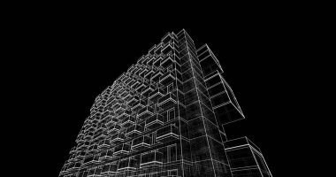 soyut mimari duvar kağıdı, dijital arkaplan