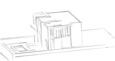 soyut mimari duvar kağıdı, dijital arkaplan