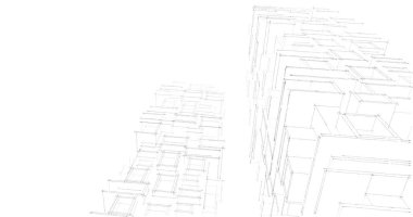 soyut mimari duvar kağıdı, dijital arkaplan