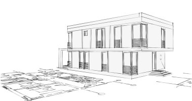 çizgili mimari duvar kağıdı, dijital arkaplan