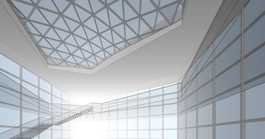 soyut mimari duvar kağıdı konsepti, dijital arkaplan