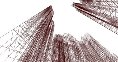 soyut mimari duvar kağıdı, dijital arkaplan