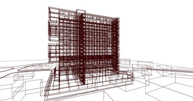 soyut mimari duvar kağıdı, dijital arkaplan