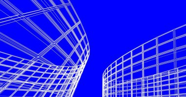 soyut mimari duvar kağıdı, dijital arkaplan