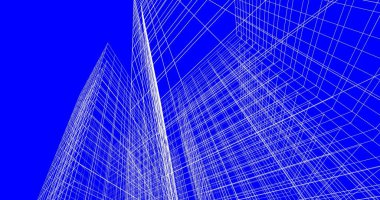 soyut mimari duvar kağıdı, dijital arkaplan