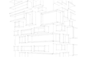 soyut mimari duvar kağıdı, dijital arkaplan