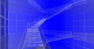 soyut mimari duvar kağıdı, dijital arkaplan