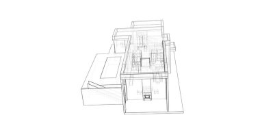 çizgili mimari duvar kağıdı, dijital arkaplan