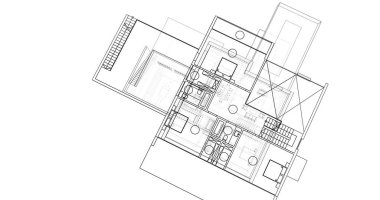 soyut mimari duvar kağıdı, dijital arkaplan