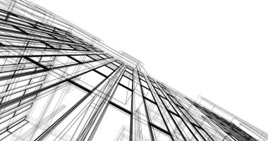 soyut mimari duvar kağıdı, dijital arkaplan