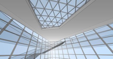 soyut mimari duvar kağıdı konsepti, dijital arkaplan