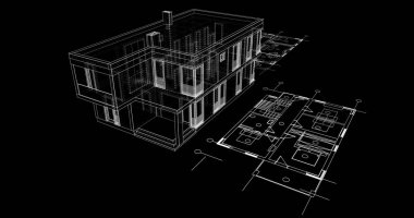 çizgili mimari duvar kağıdı, dijital arkaplan