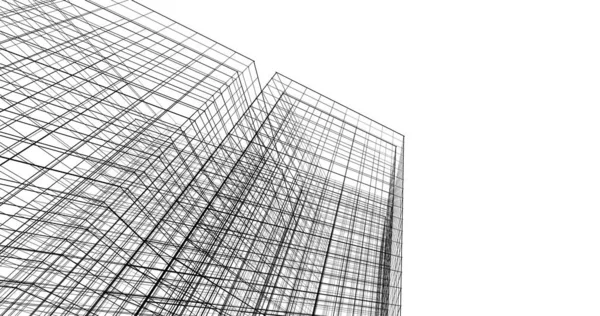 Абстрактные Архитектурные Обои Цифровой Фон — стоковое фото