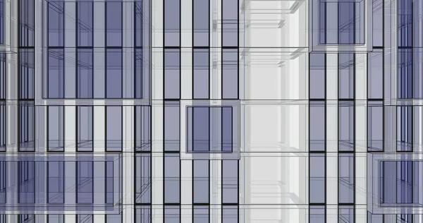 抽象的な建築壁紙やデジタル背景 — ストック写真