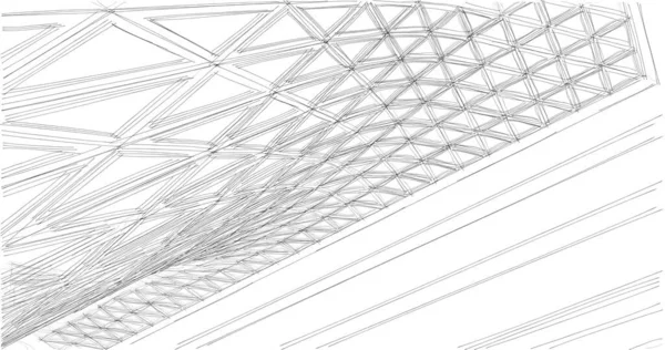 Fondo Pantalla Arquitectónica Abstracta Fondo Digital — Foto de Stock