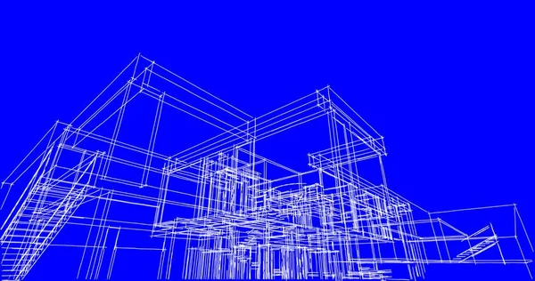 Lemované Architektonické Tapety Digitální Pozadí — Stock fotografie