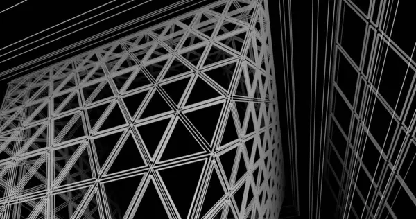 Fondo Pantalla Arquitectónica Abstracta Fondo Digital — Foto de Stock