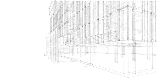 建筑墙纸摘要 数码背景 — 图库照片