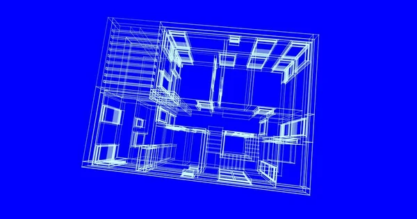 Lemované Architektonické Tapety Digitální Pozadí — Stock fotografie