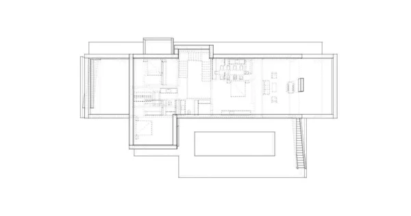 Lemované Architektonické Tapety Digitální Pozadí — Stock fotografie