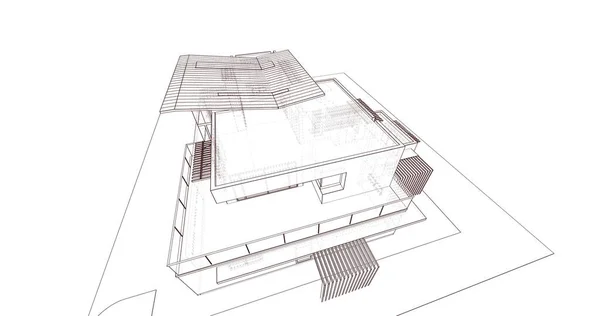 Wyłożona Tapeta Architektoniczna Tło Cyfrowe — Zdjęcie stockowe